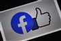 facebook-logo med hånd med tommelfinger op