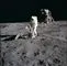 En astronaut på Månen