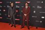 Mads Mikkelsen og Thomas Vinterberg poserer ved filmfestival