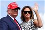 billede af donald og melania