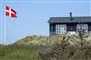 Sommerhus med dannebrog