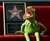 frøen kermit sidder med åben mund 