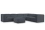 U-sofa med puf