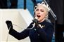 Lady Gaga synder til Joe Bidens indsættelse. 