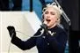 Lady Gaga synder til Joe Bidens indsættelse. 