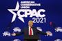 Donald Trump på talerstolen ved Conservative Political Action Conference