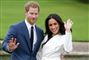 prins harry og meghan markle vinker til kameraet