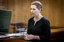 Mette Frederiksen taler i folketingssalen