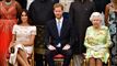 billede af Meghan, Harry og dronning Elizabeth