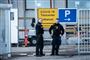 politi er tilstede ved gerningsstedet