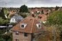 kig ud over ældre villakvarter