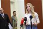 Pernille Vermund (NB), der her ses mandag formiddag på vej ind til forhandlingerne om en genåbningsplan, kommer ikke til at være med i en sådan aftale. Partiet er ude af forhandlingerne, oplyser Vermund.