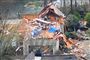 hus med afrevet tag efter tornado