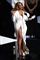 Beyonce på scenen i lækker hvid kjole