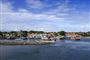 luftfoto af havnen i Ærøskøbing