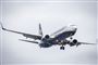 billede af et ryanairfly i luften