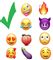 En stribe emojis
