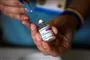 Vaccine suges op i sprøjte