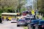 politi til stede ved amerikansk skole