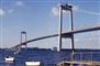 den ny lillebæltsbro set nedefra 