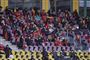 fodboldfans på stadion