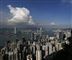 En masse skyskrabere i Hongkong 
