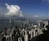 En masse skyskrabere i Hongkong 