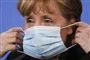 Merkel med mundbind