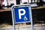 Et handicap-skilt