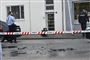 En politiafspærring på gaden