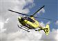 akutlægehelikopter ses i luften