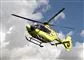 akutlægehelikopter ses i luften