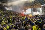 masser af tilskuere ses på Brøndby Stadion