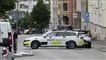 politibil holder på gade i Aarhus