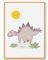 Dinosaur plakat til børneværelset