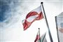 flagstang med det grønlandske flag