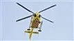 akutlægehelikopter ses i luften