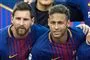 Neymar og Messi på holdfoto