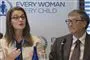 bill og melinda gates sidder ved siden af hinanden