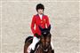Jessica Springsteen noterede sig for fire strafpoint i kvalifikationen til OL-finalen i ridebanespringning.