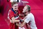 badmintonspilleren victor axelsen i gråd efter sejr 