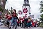 Strejeknde sygepljersker demonstrerer