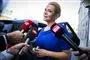 Inger Støjberg interviewes af pressen
