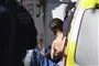 lille dreng ved ambulance