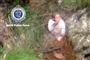 lille dreng sidder i naturen