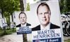 valgplakat med MArtin Henriksen