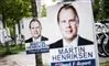 valgplakat med MArtin Henriksen