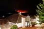 mand kigger på skovbrand