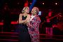 jacob haugaard  og danseren Camilla Dalsgaard på dansegulvet
