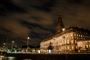 Christiansborg i aftenmørke
